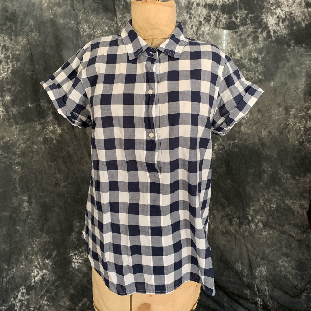 Jcrew Henley collar shirt
